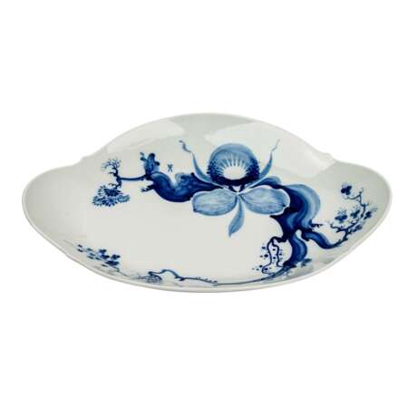 MEISSEN Schale 'Blaue Orchidee auf Ast', 20. Jh. - photo 3