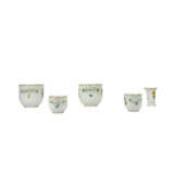 MEISSEN 4 Cachepots und 1 Vase, 20./21. Jh. - photo 4