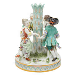 MEISSEN, Figürlicher Schalenfuß, 1850-1918