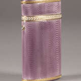 A JEWELLED GOLD-MOUNTED SILVER-GILT AND GUILLOCHÉ ENAMEL CASE - photo 1