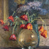 VLADIMIR MONAKHOV active 2nd half ot the 20th century A still life with poppies - Foto 1