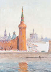 BORIS FEDOROVITCH RYBCHENKOV 1899 Smolensk - Moscow 1994 A view of the Kremlin in Moscow