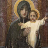 UNKNOWN PAINTER active in the 20th century Mother of God 'Vasnetsovskaya' - фото 1