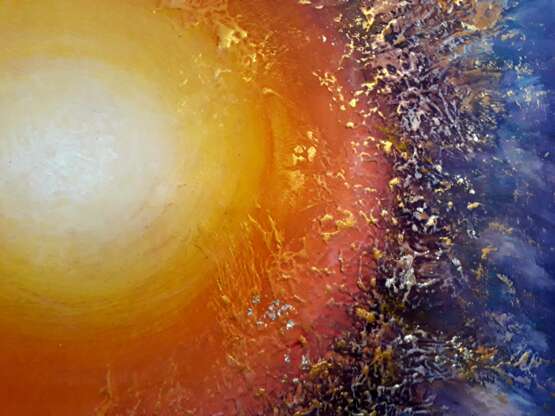 Рождение звезды Холст на подрамнике Акрил Абстрактный импрессионизм минск 2020 г. - фото 2