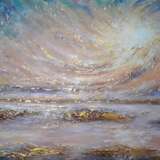 Солнечный ветер Холст на подрамнике Акрил Абстрактный импрессионизм Абстрактный пейзаж минск 2021 г. - фото 1
