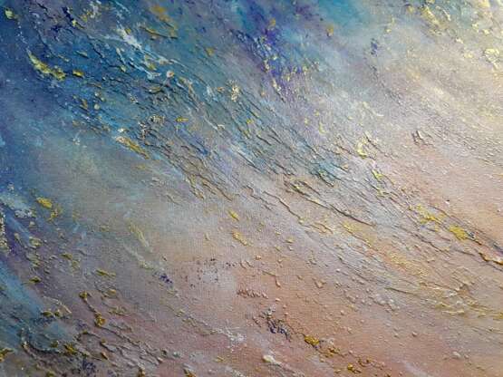 Солнечный ветер Холст на подрамнике Акрил Абстрактный импрессионизм Абстрактный пейзаж минск 2021 г. - фото 3