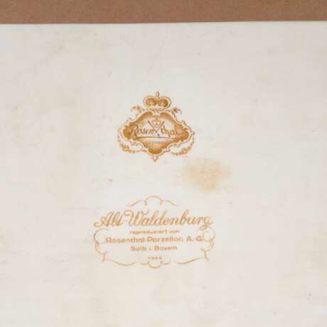 PorzellanbilDurchmesser: Ansicht von Waldenburg, - фото 3
