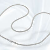 Kette/Collier: hochwertige Schlangenkette von Wempe mit Patentschließe,18K Weißgold - фото 1