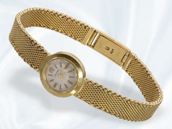 Armbanduhr: goldene vintage Blancpain Damenuhr "Ladybird" aus den 50er-Jahren, Handaufzug, 18K Gelbgold - Foto 2