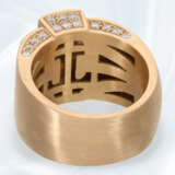 Ring: hochwertig und besonders breit gearbeiteter Designer-Goldschmiedering mit Brillanten, Jette Joop, 18K Gold - photo 1