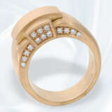 Ring: hochwertig und besonders breit gearbeiteter Designer-Goldschmiedering mit Brillanten, Jette Joop, 18K Gold - Foto 5