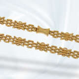 Kette/Collier: schwere und massive vintage Designerkette, 18K Gold - photo 2