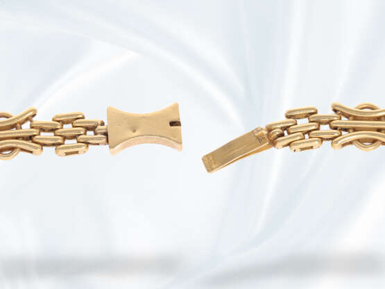 Kette/Collier: schwere und massive vintage Designerkette, 18K Gold - photo 4