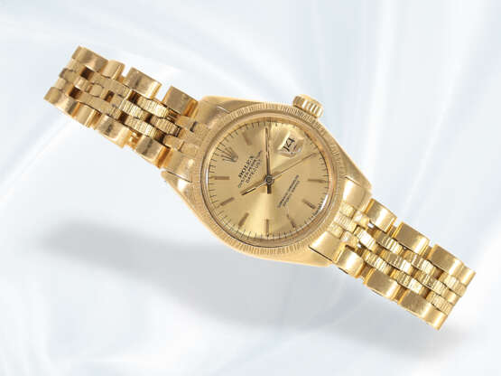 Armbanduhr: vintage Rolex Damenuhr in 18K Gold, Rolex Lady Datejust Automatikchronometer Ref.6917 von 1972 - фото 5