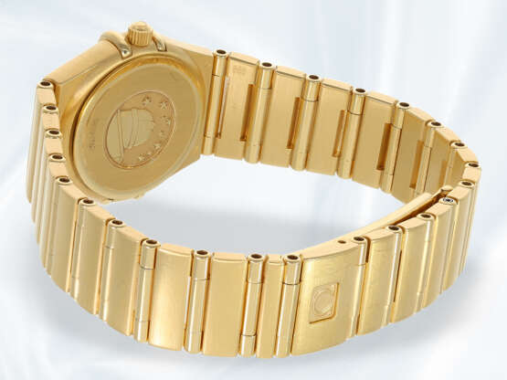 Armbanduhr: feine und hochwertige vintage Damen-Armbanduhr, Omega Constellation in Gold, Ref: 11627000 - Foto 4