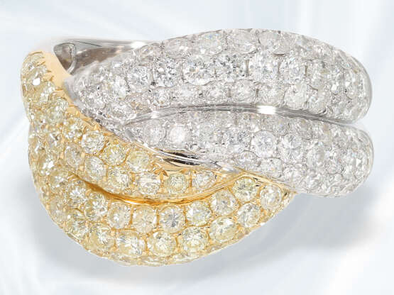 Ring: hochwertiger und sehr dekorativer Goldschmiedering mit feinen Brillanten, ca. 2,74ct, neuwertig - Foto 5