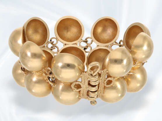 Armband: außergewöhnliche, goldene Nachbildung des Goldarmbandes von Pompeji aus dem Schatz von Boscoreal - photo 2