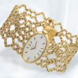 Armbanduhr: äußerst dekorative und ausgefallene, sehr seltene vintage Damenuhr von Rolex, 18K Gold, 70er-Jahre - Foto 2