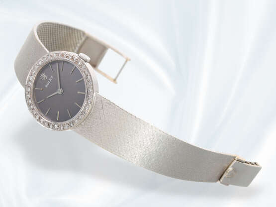 Armbanduhr: vintage Rolex Damenuhr in 18K Weißgold - photo 2