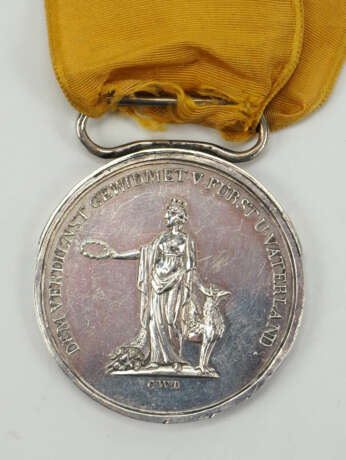 Baden: Silberne Zivilverdienstmedaille Großherzog Ludwig von Baden (1820-1827). - Foto 4
