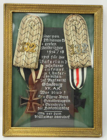 Preussen: Nachlass eines gefallenen Leutnant des 1. Unterelsässischen Infanterie-Regiment No. 132. - photo 1