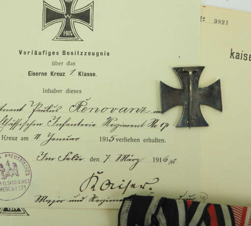 Preussen: Nachlass eines Oberleutnant im 2. Ober-Elsässisches Infanterie-Regiment Nr. 171. - Foto 4