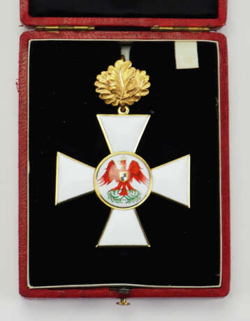 Preussen: Roter Adler Orden, 4. Modell (1885-1917), 2. Klasse mit Eichenlaub, im Etui - Foto 1
