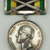 Sachsen-Weimar-Eisenach: Verdienstmedaille, 1914, Silber mit Schwertern. - Foto 1