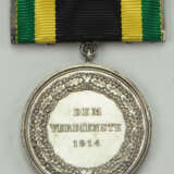 Sachsen-Weimar-Eisenach: Verdienstmedaille, 1914, Silber mit Schwertern. - photo 3