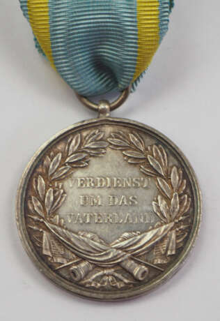 Sachsen: Militär-St. Heinrichs Orden, Silberne Medaille - F.U. - Foto 2