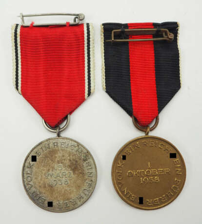 Medaille zur Erinnerung an den 13. März / 1. Oktober 1938. - photo 2