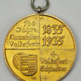 Württemberg: Medaille auf 100 Jahre Cannstatter Volksfest 1835-1935 sowie das 4. Volksfestschießen. - Foto 2