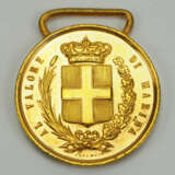 Italien: Marine-Tapferkeitsmedaille, in Gold. - photo 1