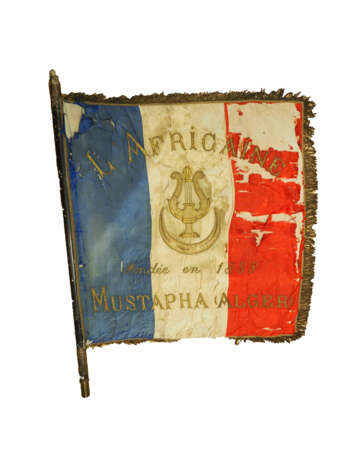 Frankreich: Kriegervereinsfahne l´Africaine, Mustapha (Alger). - photo 1