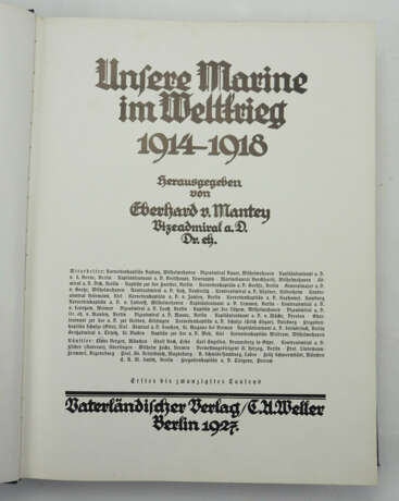 Unsere Marine im Weltkrieg 1914-1918. - Foto 2