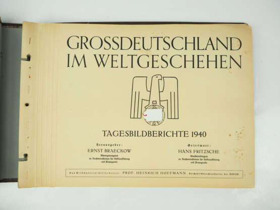 Großdeutschland im Weltgeschehen. Tagesbildberichte 1940. - photo 2