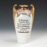 Jugendstil-Vase mit Kahla-Ansicht. - фото 2