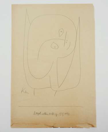 Klee, Paul zugeschr.: Engel voller Hoffnung. - photo 1