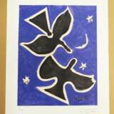 Braque, George: Deux oiseaux sur fond bleu. - photo 2