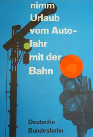 Werbeplakat: Deutsche Bundesbahn. - фото 1
