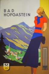 Werbeplakat: Österreich Bad Hofgastein.