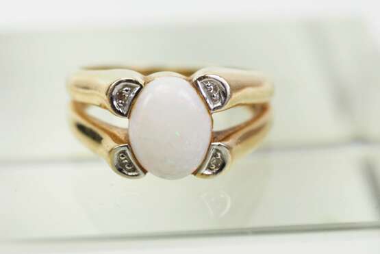 Opalring GOLD. - photo 1