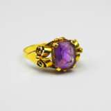 Ring mit Amethyst GOLD. - Foto 1