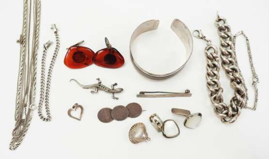 Lot Schmuck SILBER. - Foto 1