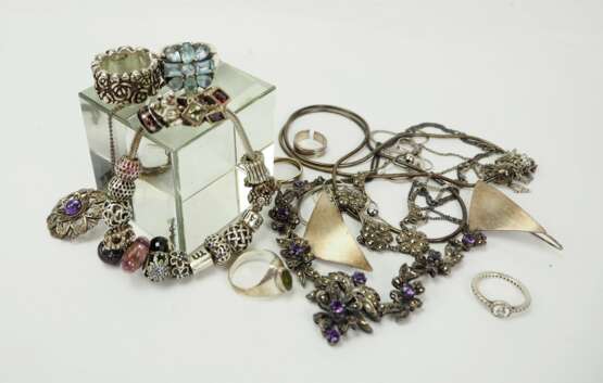 Lot Schmuck SILBER u.a.. - Foto 1