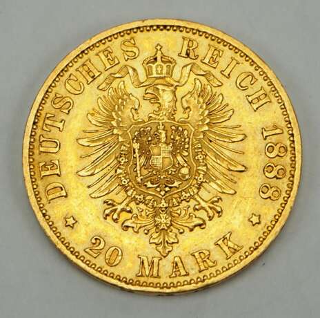 Preussen: 20 Mark, 1888. - photo 2