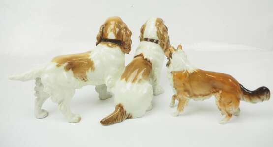 Hutschenreuther: 2 Hundefiguren. - Foto 2