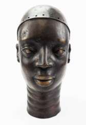 Ile-Ife, Benin: Bronzebüste.