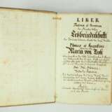 1708: Buch Erzbruderschaft Maria vom Trost - Foto 2