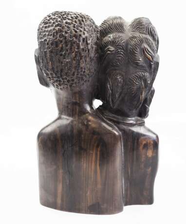 Afrikanische Holzschnitzfigur: Paar. - photo 2